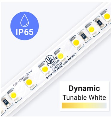 Above cabinet lighting ideas: dynamic tunable white series led strip light