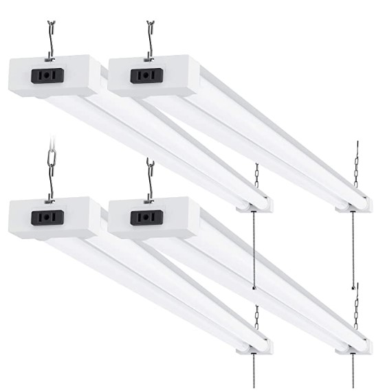 Basement lighting ideas low ceiling: #3 led shop lights