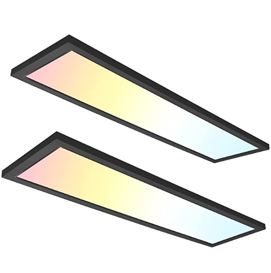 Basement Lighting Ideas Low Ceiling: #8 Flat Panel Light (Rectangular)