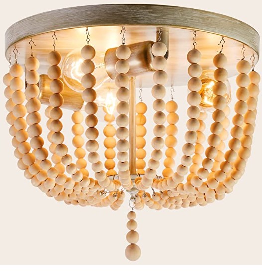 Best lighting for nursery: baby's nursery bedroom boho light fixture