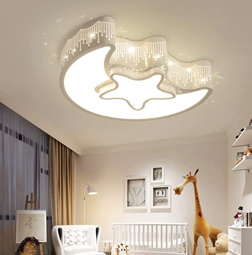 Best lighting for nursery: close to ceiling light fixtures