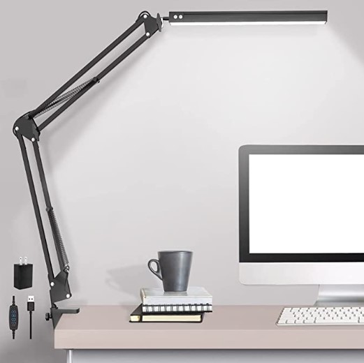 Best Lighting for Offices: LED Desk Lamp with Clamp
