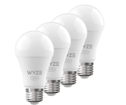 Best lighting for offices: wyze wlpa19v2-4pk bulb white