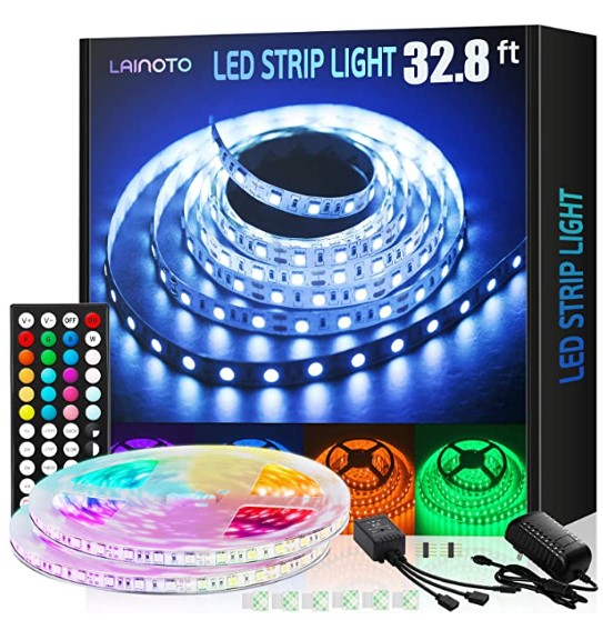 Camping tent lighting ideas: led strip lights