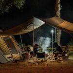 Camping tent lighting ideas